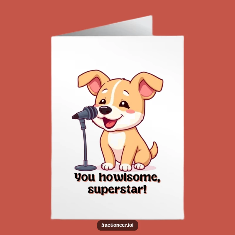 Free Printable Dog Congrats Card - Barking DIY E-Card Downloadable Cheers