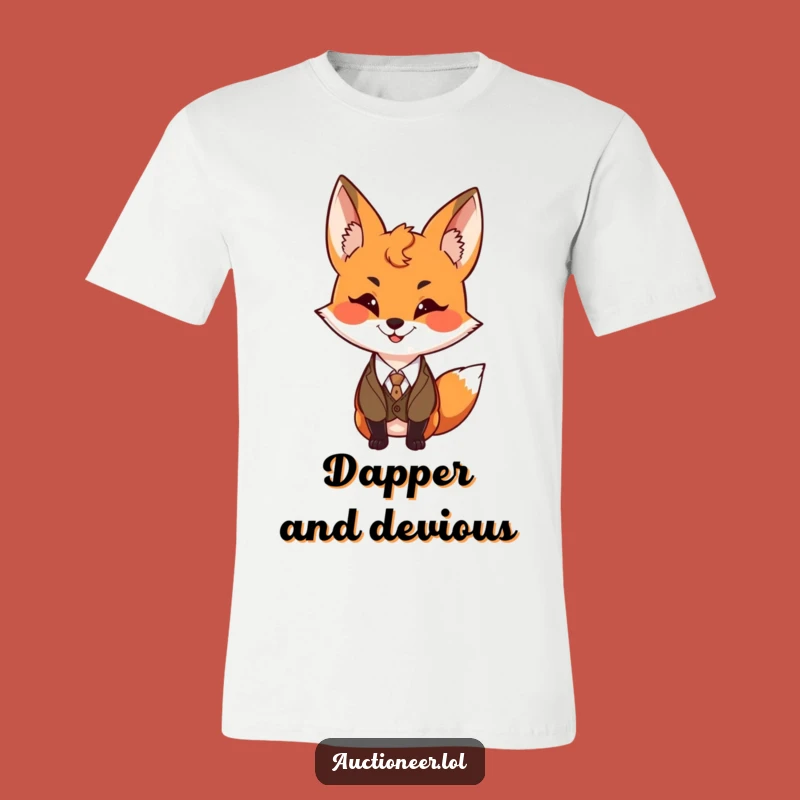 Funny Fox Vest T-Shirt: Mischievous Style, Hilarious Gift for Tricksters